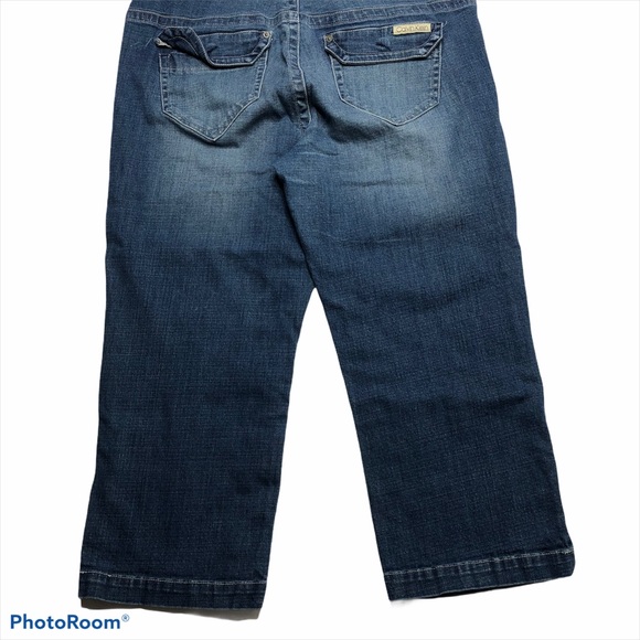 Calvin Klein Jeans High Rise Stretch Cropped Jeans - Picture 6 of 16